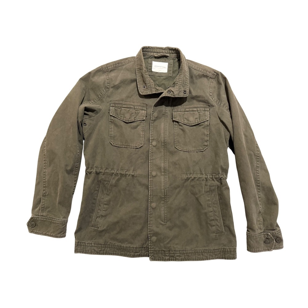 Aeropostale Field Jacket Mens Large Olive Green Dean Winchester Utility Coat